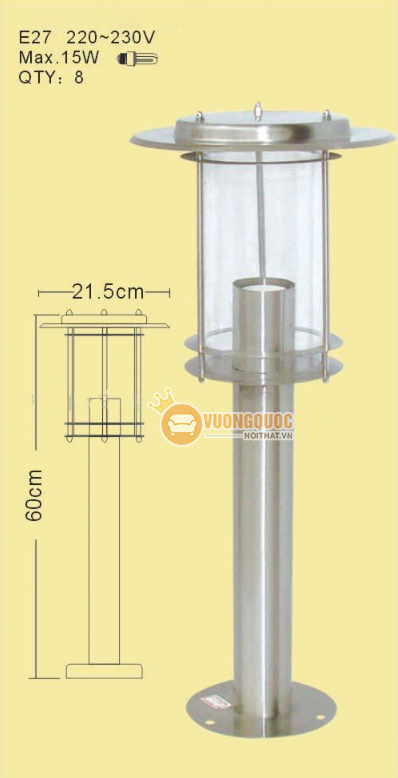 Đèn ngoài trời chống thấm nước ROL368-1